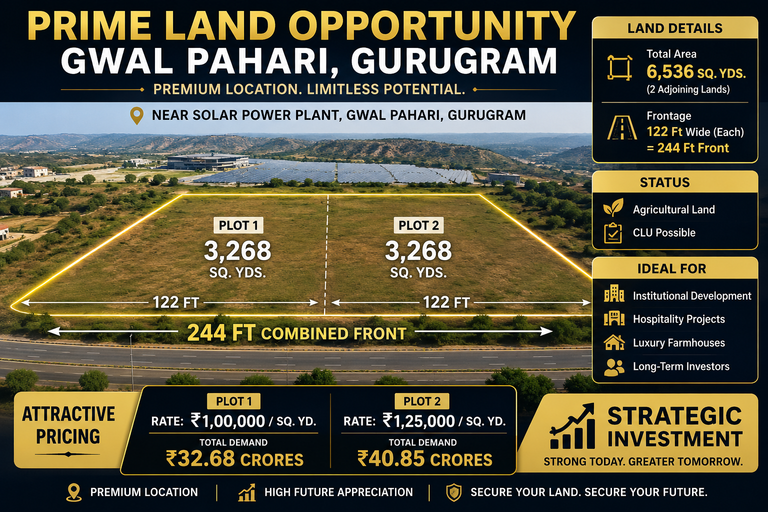 PRIME LAND OPPORTUNITY | GWAL PAHARI